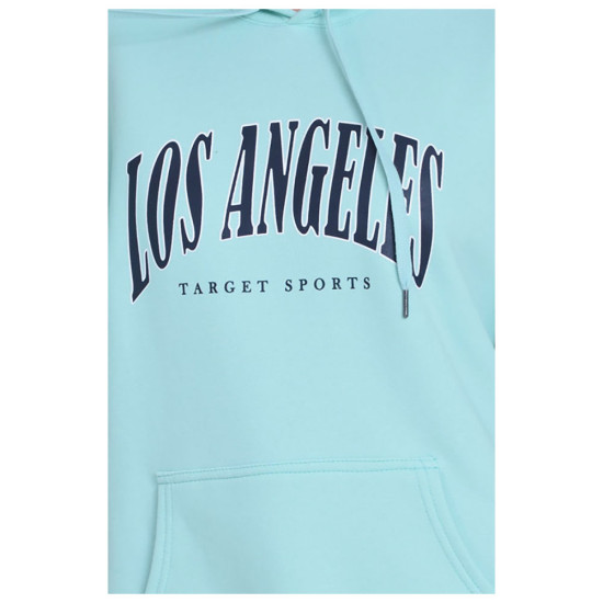 Target Γυναικείο φούτερ Loose Hoodie Fleece "Los Angeles"